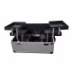 Maleta Carrinho Rubys 3 Andares e 2 Rodinhas Prata Fs-1206a (7)