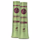 Kit Haskell Bananeira Pós-Química Shampoo e Condicionador 500ml (1)