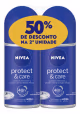Kit 2 Desodorantes Roll On Protect & Care - 50ml (6)