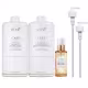 Kit Keune Satin Oil Shampoo 1000ml + Condicionador 1000ml + Óleo 95ml + Válvulas Pump (1)