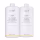 Kit Keune Care Vital Nutrition Shampoo 1000ml e Condicionador 1000ml + Satin Oil 95ml + Válvulas Pump (3)