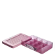 Caixa Porta-Joias Plástica com 8 Divisórias Rosé Ordene (1)