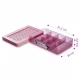 Caixa Porta-Joias Plástica com 8 Divisórias Rosé Ordene (3)