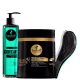 Shampoo Acidificante Haskell + Máscara Cavalo Forte 500g +Escova (1)