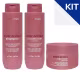 KIT BRAÉ Stages Color Protect Shampoo + Condicionador + Máscara - Proteção da Cor por Até 8 Semanas, Brilho Intenso, Hidratação Profunda, Ideal para Cabelos Coloridos e Tingidos, Sem Sulfato, pH Balanceado (1)