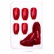 Macrilan Bailarina Vermelho Escuro - Unhas Postiças (24 Unidades) (2)