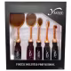 Kit com 05 Pincéis Ovais Multiuso Profissional Yusa B-2215 (1)