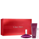 Conjunto Euphoria for Women Calvin Klein Feminino - Perfume Eau de Parfum 100ml + Body Lotion 200ml + Travel Size 10ml (1)