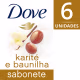 Kit Dove Delicious Care Karité e Baunilha - Sabonete em Barra (6 Unidades) (2)