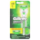 Aparelho de Barbear Gillette Mach3 Acqua-Grip Sensitive + 2 Cargas (1)