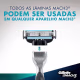 Kit Aparelho de Barbear Gillette Mach 3 Turbo Edição Especial + 2 Cargas + Suporte (3)
