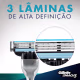 Kit Aparelho de Barbear Gillette Mach 3 Turbo Edição Especial + 2 Cargas + Suporte (5)