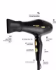 Secador de Cabelo Profissional MQ Hair Max Digital 2800 220V (4)