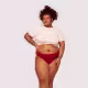 Herself Ana 58 Vermelho Escuro - Calcinha Absorvente Fio-Dental (2)