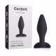 A Sós Confort Médio Silicone Preto - Plug Anal (2)