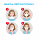 Smart Gr Mask Clipe Nasal - Máscara Cirúrgica Tripla Descartável (50 Unidades) (3)