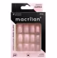 Macrilan Tamanho Curto Rosa Claro UP202A - Unhas Postiças (24 Unidades) (1)