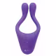 Vibrador Doppio 2.0 Purple Aveludado a Prova D'água com 10 Modos de Vibração (4)