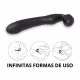 Nana S-Hande Black Vibrador Strapless Preto Controle Remoto 9 Modos de Vibração a Prova D'Água 21,8 x 3,1cm (6)