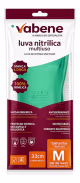 Luva Nitrílica Multiuso Reutilizável Verde M Vabene 33cm (2)
