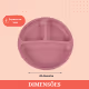 Prato De Silicone Com Ventosa E 3 Divisórias Nybc Beauty (4)
