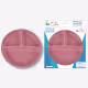 Prato De Silicone Com Ventosa E 3 Divisórias Nybc Beauty (1)