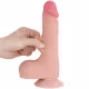 Pênis Realístico com dupla camada Pele deslizante Dong Flesh 19,5x3,7 cm - Lovetoy (4)