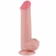 Pênis Realístico com dupla camada Pele deslizante Dong Flesh 20,8x4 cm - Lovetoy (3)