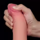 Pênis com dupla camada Realístico 20x4 cm Sliding Skin Dual Layer Dong Flesh - Lovetoy (11)