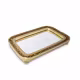 Bandeja  em resina Elizabeth Dourada