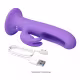 Vibrador Ponto G com ventosa com estimulador em formato de coelho - Killmoulis (8)