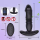 Massageador de Próstata Vai e Vem Plug Anal Controle Remoto 15,8cm x 3,8cm 10 Intensidades Silicone Recarregável (8)