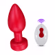 Sexy Import 10 Modos de Vibração Vermelho - Plug Anal em Silicone (5)