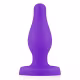 Adão e Eva Soft Touch Roxo - Plug Anal com Ventosa (1)