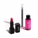 Combo Mini Make Básica: Batom Vermelho 1,6g + Lápis de Olhos Preto 600mg + Óleo de Limpeza Facial 30ml