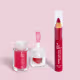 Combo Vermelho: Lip Oil Cuide-se Bem Morango 3,5ml + Lápis Multifuncional 3 Em 1 Toda Colorida 1,2g (1)