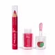 Combo Quem Disse, Berenice?: Lip Oil Cuide-se Bem Morango 3,5ml + Lápis Multifuncional 3 Em 1 Toda Colorida 1,2g