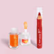 Combo Coral: Lip Oil Cuide-se Bem Tangerina 3,5ml + Lápis Multifuncional 3 Em 1 Toda Colorida 1,2g (1)