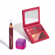 Combo Paleta De Maquiagem Multifuncional 12g + Lápis Marrom Multifuncional 3 Em 1 1,2g +  Hidratante Labial 6,2 (2)