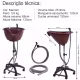 Lavatório Portátil Calha Lavar Cabelos Com Rodizio Ducha Universal Santa Clara (5)