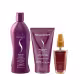 Kit Senscience True Hue Shampoo 280ml + Moisture Lock 150ml + Sérum 55ml (5)