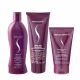 Kit Senscience True Hue Shampoo 280ml + Condicionador 240ml +  Moisture Lock Leave-In 150ml (3)