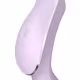 Vibrador de clitóris e ponto g recarregável com motor duplo 11 ondas de pressão e 12 vibração - Satisfyer curvy trinit 2 (2)
