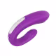 Vibrador de Casal Recarregável anatômico e flexível em silicone com controle remoto Cor Roxo (1)