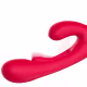 Vibrador de Ponto G e Clitóris Recarregável via USB com 10 modos de vibração Opções:ROSA (2)