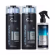 Combo Hydration Obrigatório: Shampoo Ultra Hydration 300ml + Condicionador Ultra Hydration 300ml + Spray Uso Obrigatório; 260ml