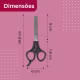 Tesoura Para Cabelo Desbaste Simples 6 3/4" - 175Mm NYBC (3)