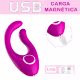 Vibrador com Motor Duplo e controle sem Fio Rosa – Recarregável (3)
