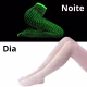 Meia Calça Glow Trama Arrastão Brilha no Escuro - Yaffa Lingerie (2)