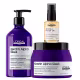 Trio L'Oréal Professionnel Keratin Alpha Sleek Salon + Absolut Oil P (3 Produtos) (1)